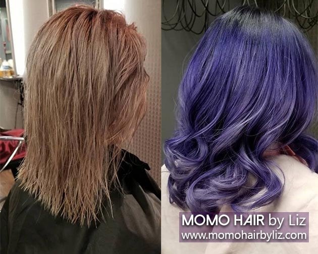 Purple hair color | MOMO HAIR by Liz - Toronto